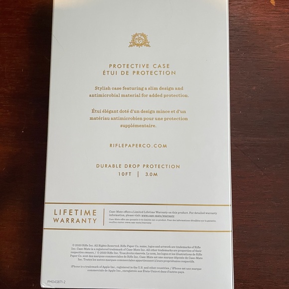 Casemate & Rifle Paper Co. iPhone 12 pro max case - Picture 6 of 6